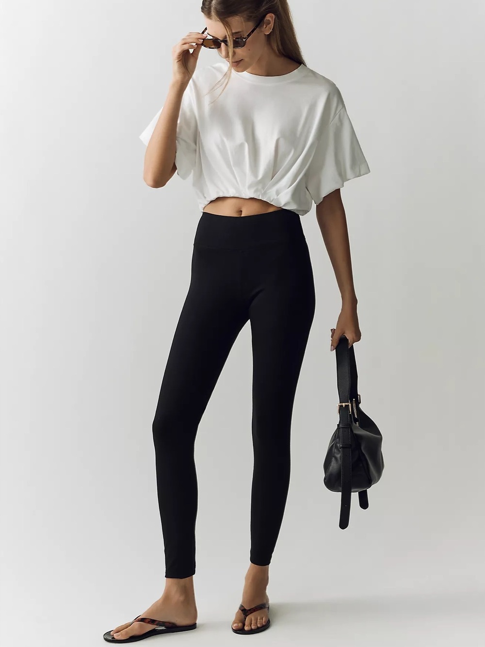 Anthropologie Daily Practice High-Rise Leggings in Waypoint (Medium) NWT